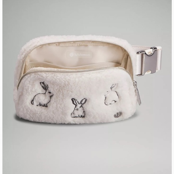 🐰LAST ONE☝️ NWT Lululemon New Year Everywhere Belt Bag 1L 
Fleece Bunny Rabbit - Picture 3 of 10